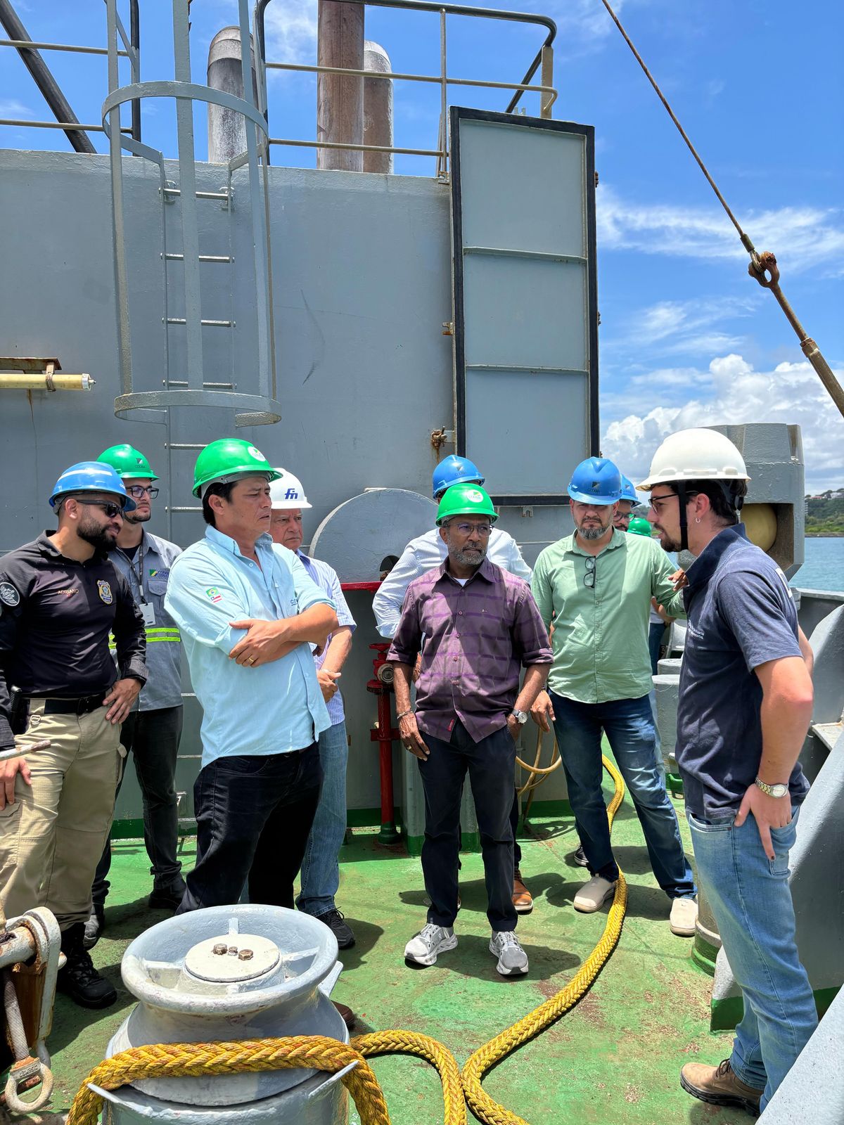 BEBETO GALVÃO VISITA PORTO DE ILHÉUS E DESTACA QUE DRAGAGEM IMPULSIONA DESENVOLVIMENTO DO SUL DA BAHIA