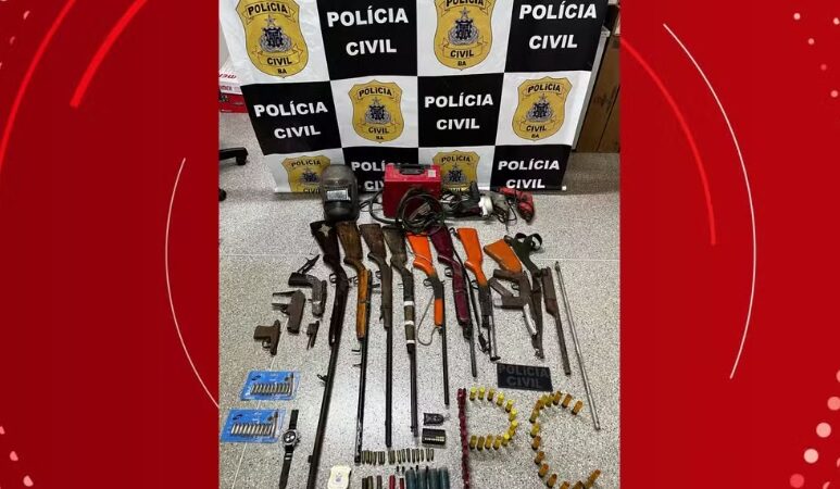 POLÍCIA DESMONTA ESQUEMA DE FABRICAÇÃO DE ARMAS NA ZONA RURAL DE JAGUAQUARA