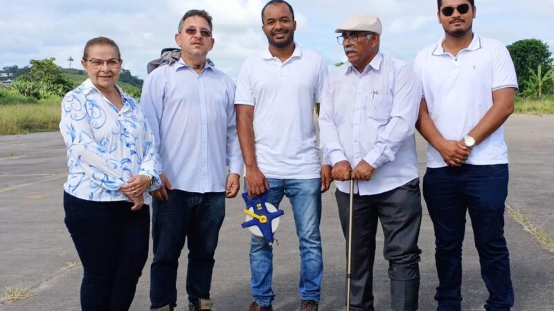 COM APOIO DO ESTADO, ITABUNA BUSCA VIABILIZAR REFORMA DO AEROPORTO TERTULIANO GUEDES DE PINHO