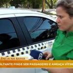 TAXISTA É AMEAÇADO POR ASSALTANTE DISFARÇADO DE PASSAGEIRO EM ITABUNA