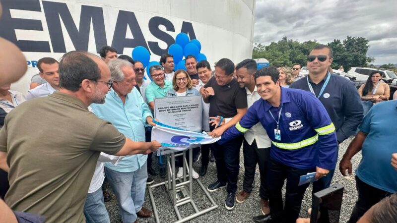 AUGUSTO CASTRO INAUGURA RESERVATÓRIO NO NOVO JAÇANÃ E REFORÇA ABASTECIMENTO PARA 60 MIL MORADORES