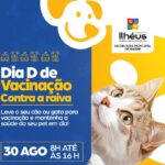 Campanha de vacinação antirrábica em Ilhéus segue até sábado (30), com Dia D na zona urbana