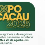 Ilhéus se prepara para a Expo Cacau 2025, de 26 a 28 de atrássto, no Centro de Convenções