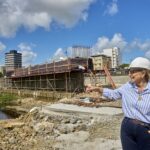 OBRA DA NOVA PONTE EM ITABUNA INICIA FASE DE MONTAGEM DAS PILASTRAS