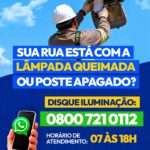 ILHEUS: Prefeitura mantém canal aberto para solicitações de manutenção da iluminação pública